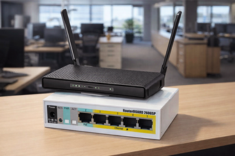 Как подключить коммутатор MikroTik к роутеру?