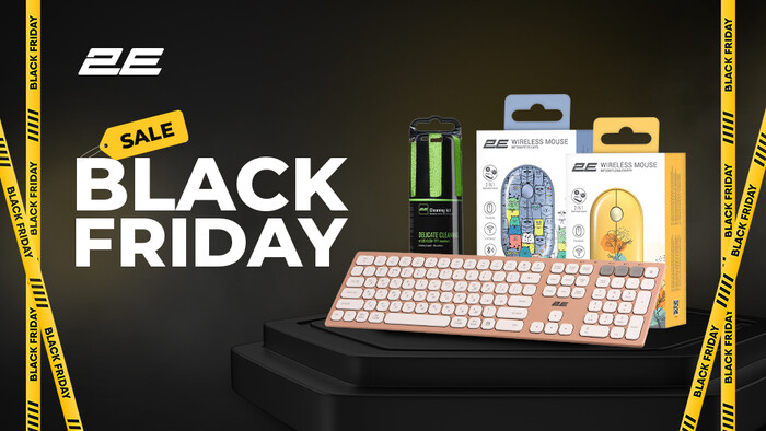 Black Friday! Знижки від 2E: до -46%!