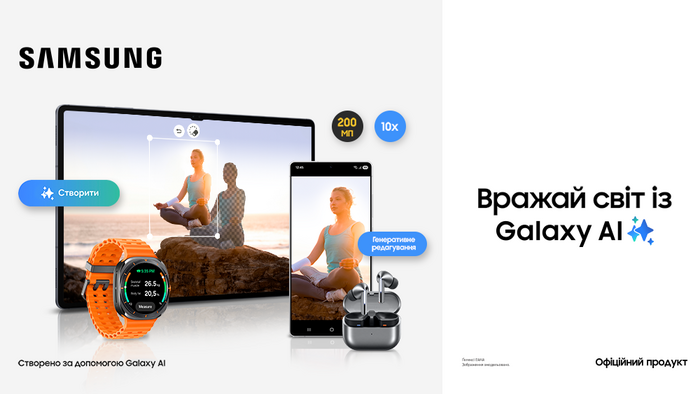 Говоріть більше з Samsung Galaxy: бонус до 500 грн на мобільний рахунок!