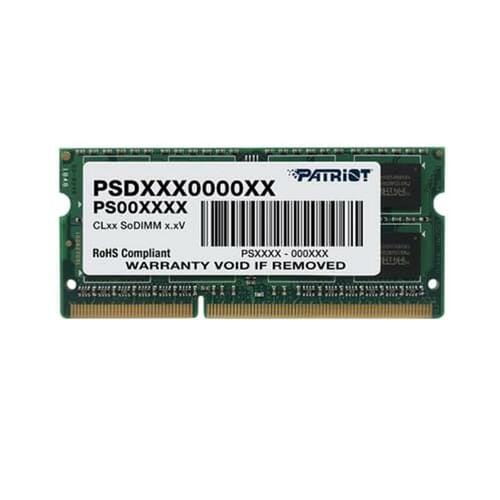 Фото - Модуль памяти SO-DIMM 4GB/1333 DDR3 Patriot Signature Line (PSD34G13332S) | click.ua