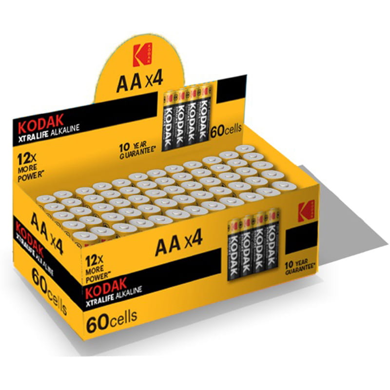 Батарейка Kodak XtraLife AA/LR06 уп. 4шт, коробка