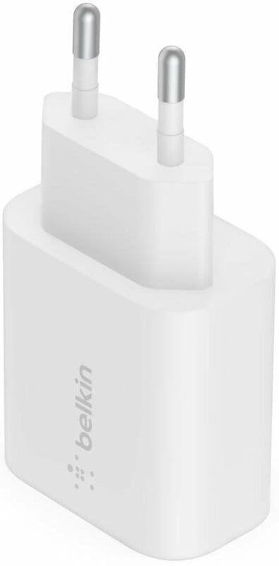 Мережевий зарядний пристрій Belkin Home Charger 25W USB-C PD PPS White (WCA004VFWH)