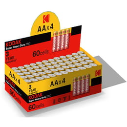 Батарейка Kodak Extra Heavy Duty AA/R06 уп. 4шт, коробка