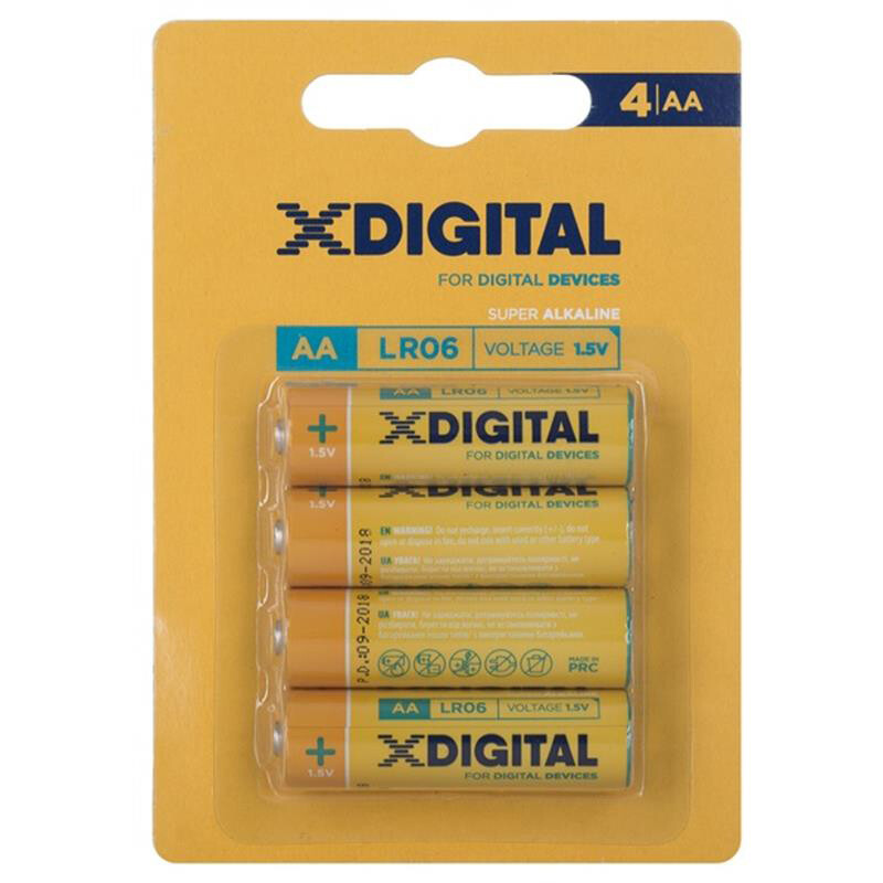 Батарейка X-Digital AA/LR06 BL 4 шт