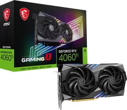 Відеокарта GF RTX 4060 Ti  8GB GDDR6 Gaming X MSI (GeForce RTX 4060 Ti GAMING X 8G)