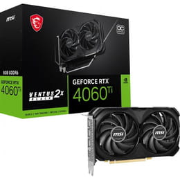 Купити Відеокарта GF RTX 4060 Ti 8GB GDDR6 Ventus 2X Black OC MSI (GeForce RTX 4060 Ti VENTUS 2X BLACK 8G OC) Відеокарта GF RTX 4060 Ti 8GB GDDR6 Ventus 2X Black OC MSI (GeForce RTX 4060 Ti VENTUS 2X BLACK 8G OC)