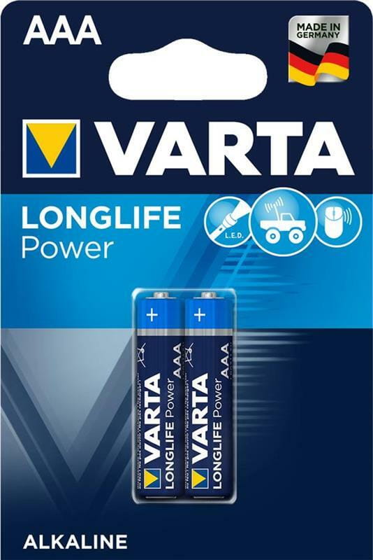 Батарейка Varta Longlife Power AAA/LR03 BL 2шт