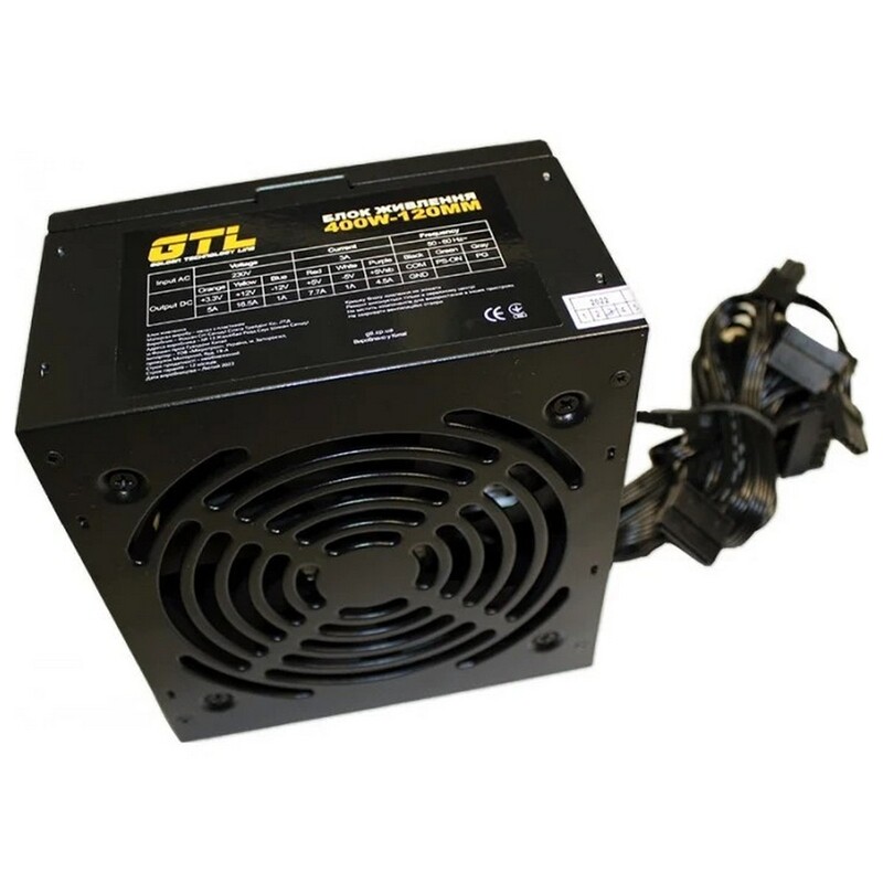 Блок живлення GTL (GTL-400-120) 400W 120mm