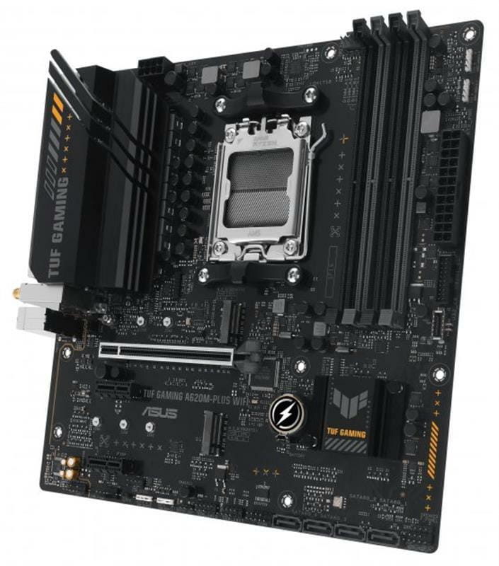 Материнська плата Asus TUF Gaming A620M-Plus WiFi Socket AM5