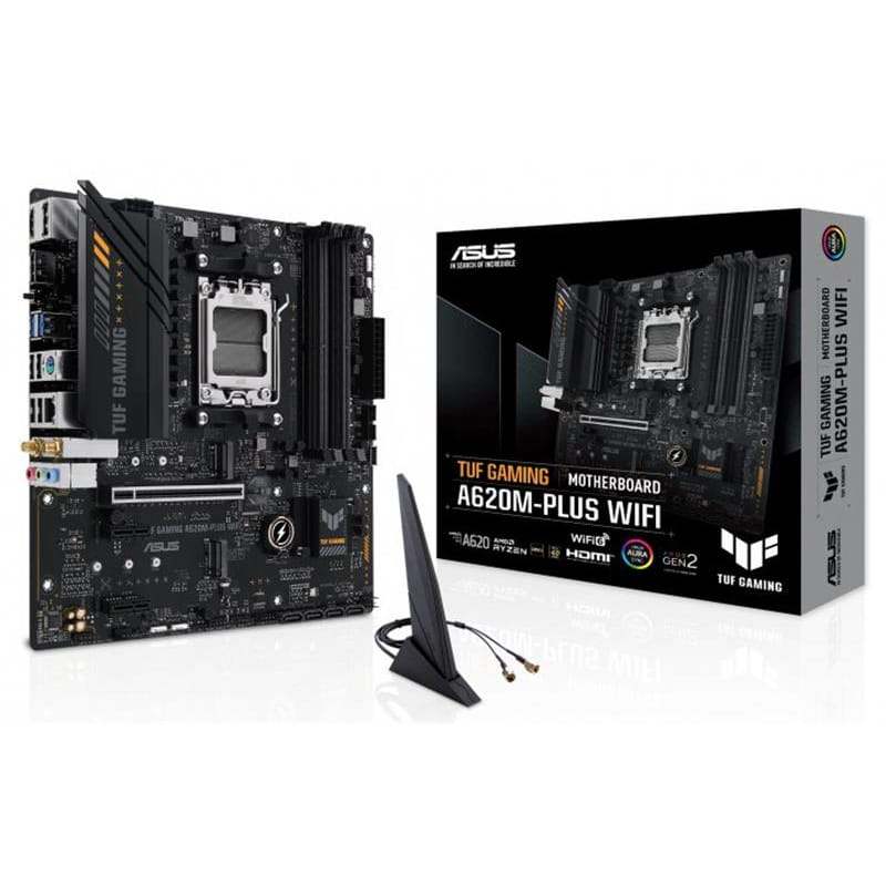 Материнская плата Asus TUF Gaming A620M-Plus WiFi Socket AM5