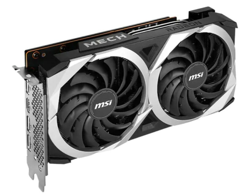 Видеокарта AMD Radeon RX 7600 8GB GDDR6 Mesh 2X Classic OC MSI (Radeon RX 7600 MECH 2X CLASSIC 8G OC)