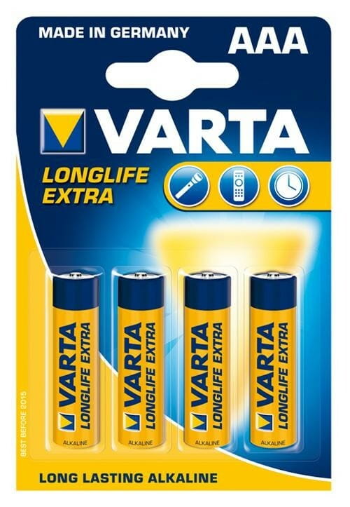 Батарейка Varta Longlife AAA/LR03 BL 4шт