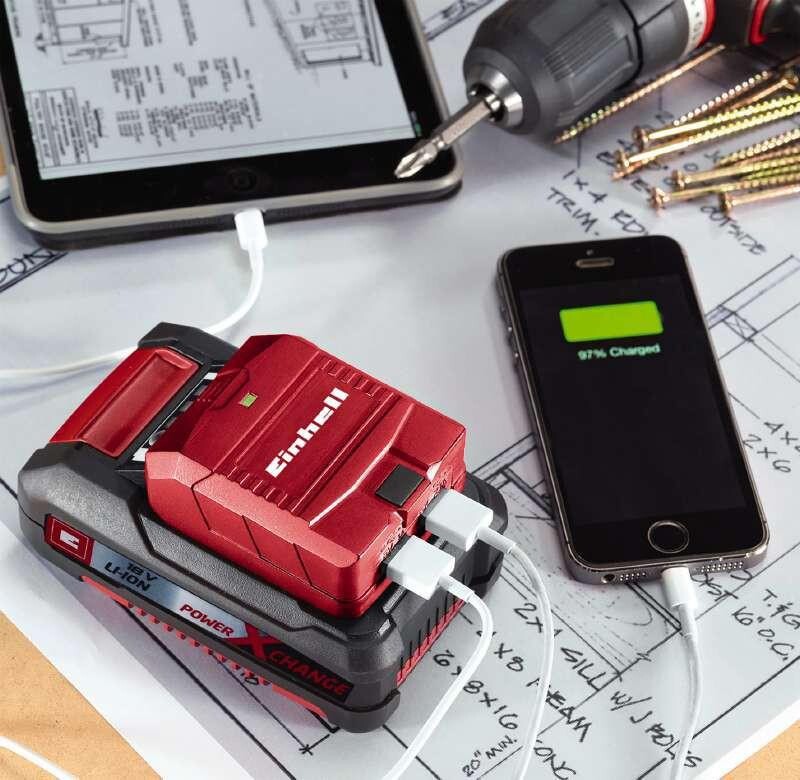 Зарядное устройство-адаптер Einhell TE-CP 18 Li USB - Solo (4514120)