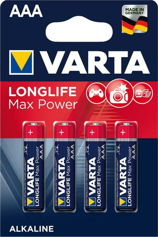 Батарейка Varta Longlife Max Power AAA/LR03 BL 4шт