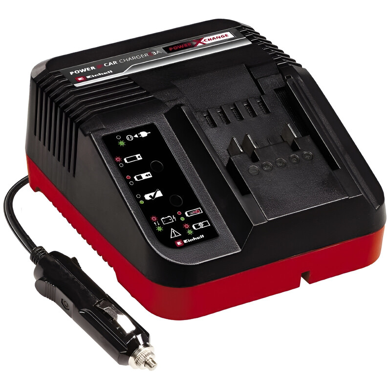 Зарядное устройство с питанием от автомобильной сети Einhell 18V Power X-Car Charger 3A PXC (4512113)