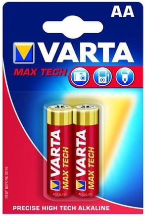 Батарейка Varta Max Tech AA/LR06 BL 2шт
