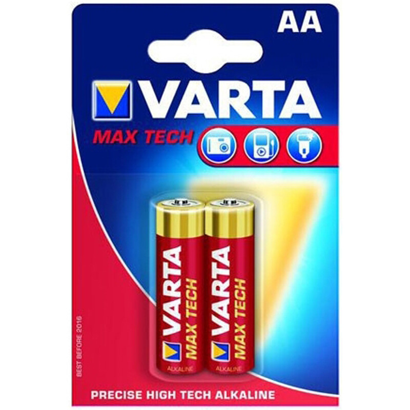 Батарейка Varta Max Tech AA/LR06 BL 2шт