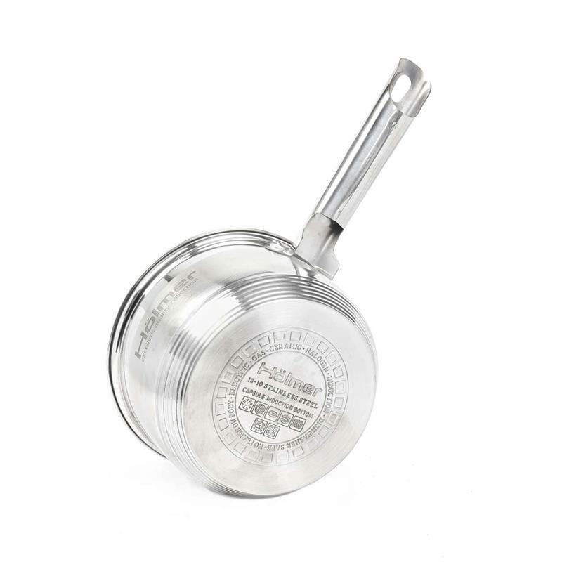 Набір каструль з кришками Holmer CS-1852-SS