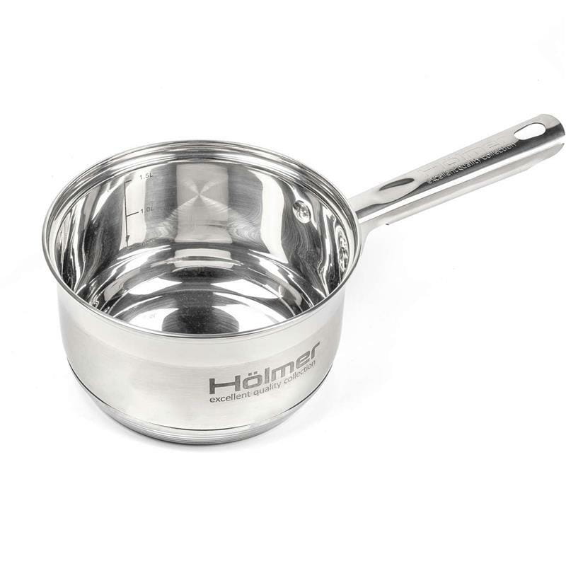 Набір каструль з кришками Holmer CS-1852-SS