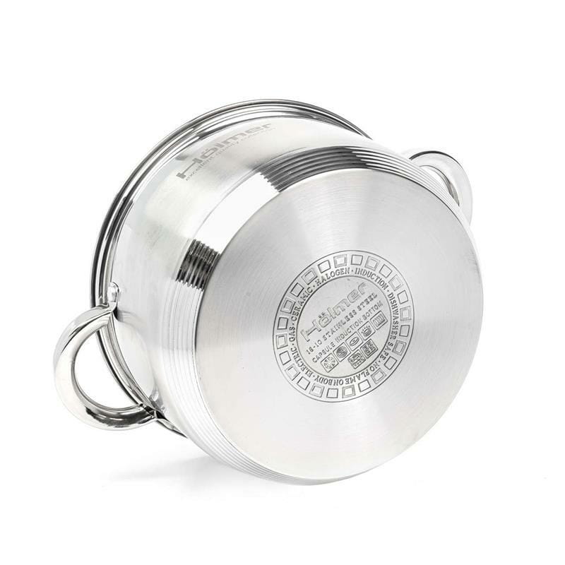 Набір каструль з кришками Holmer CS-1853-SS