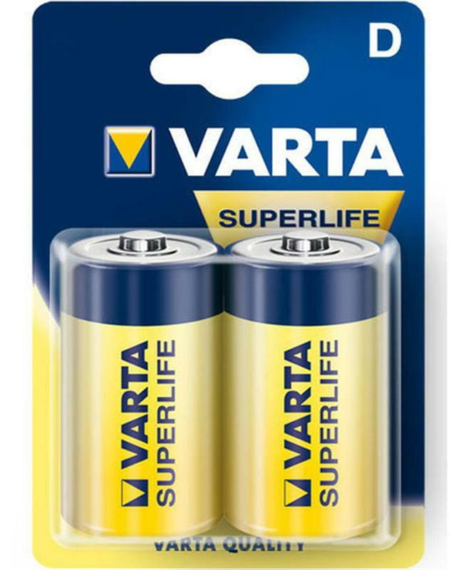Батарейка Varta Superlife D/LR20 BL 2шт