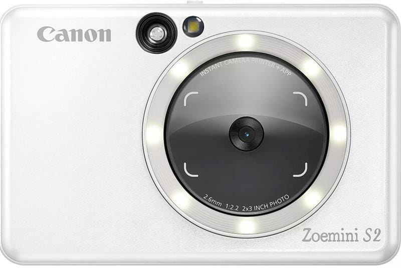 Фотокамера моментальной печати Canon Zoemini S2 ZV223 White (4519C007)