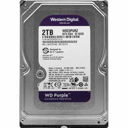 Накопитель HDD SATA 2.0TB WD Purple 5400rpm 64MB (WD23PURZ)
