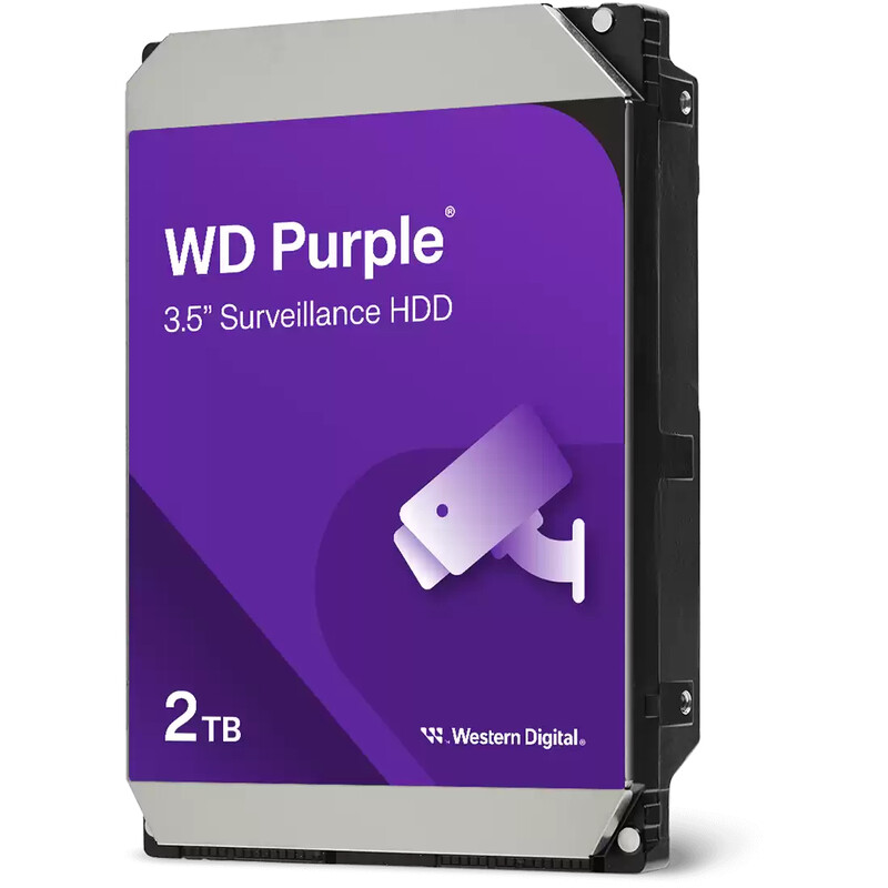 Накопитель HDD SATA 2.0TB WD Purple 5400rpm 64MB (WD23PURZ)