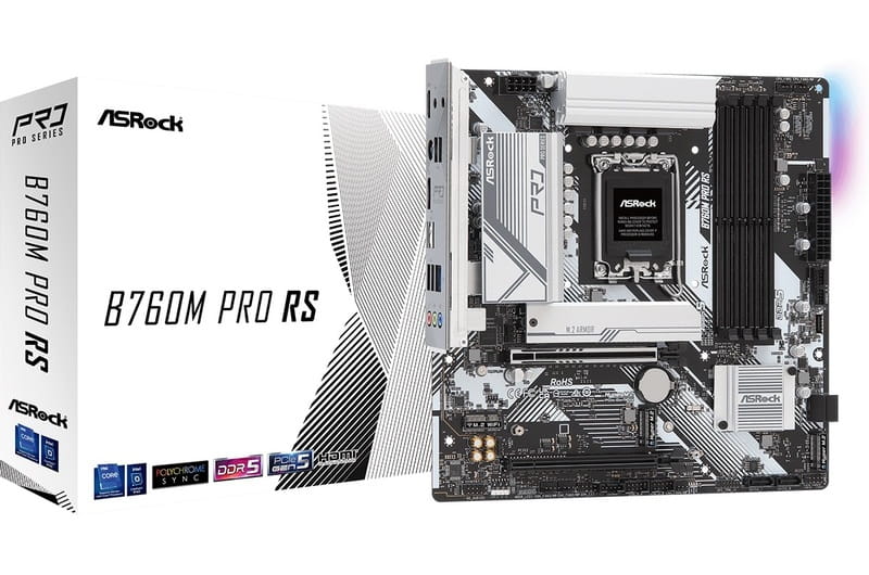 Материнская плата ASRock B760M Pro RS Socket 1700