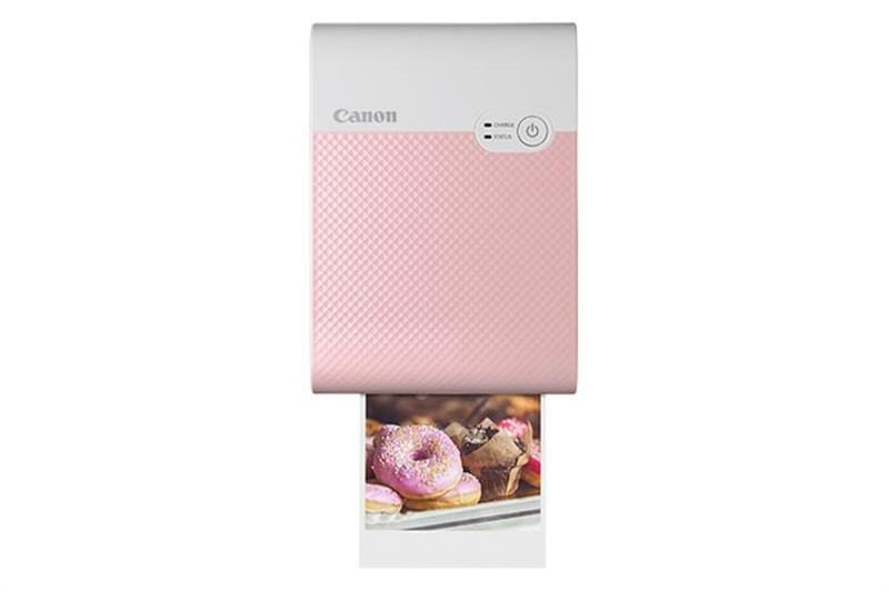 Принтер мгновенной печати Canon Selphy Square QX10 Pink (4109C009)