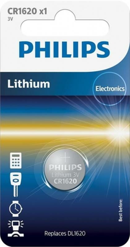 Батарейка Philips Lithium CR 1620 BL 1шт