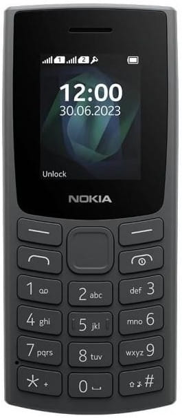 Мобильный телефон Nokia 105 2023 Charcoal (no charger)