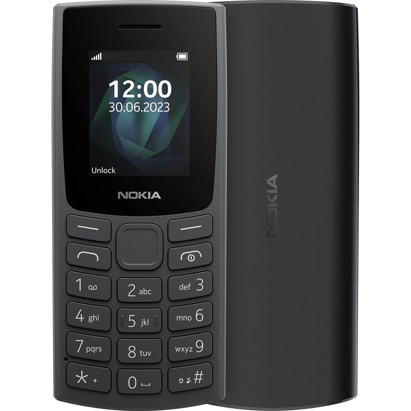 Мобильный телефон Nokia 105 2023 Charcoal (no charger)