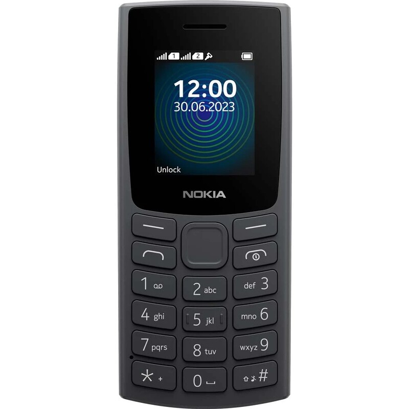 Мобильный телефон Nokia 110 2023 Dual Sim Charcoal