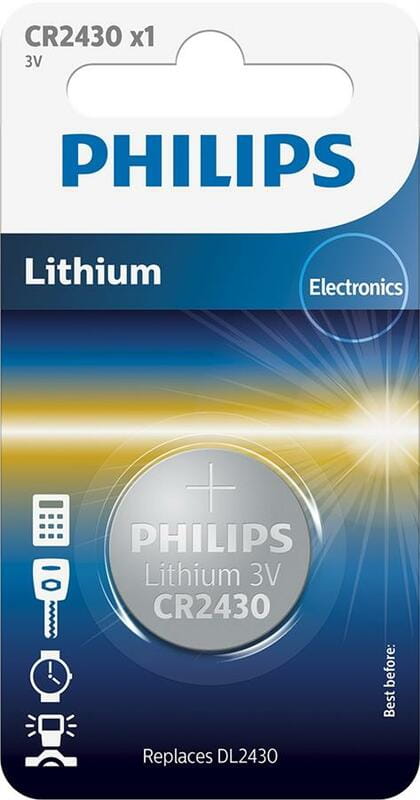 Батарейка Philips Lithium CR 2430 BL 1шт