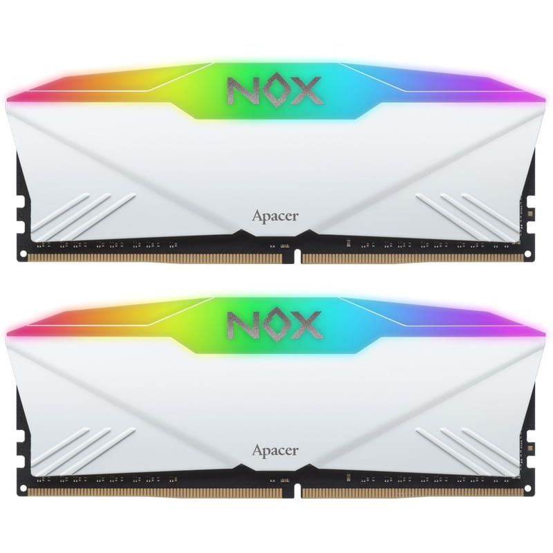 Модуль памяти DDR4 2х16GB/3600 Apacer NOX RGB White (AH4U32G36C25YNWAA-2)