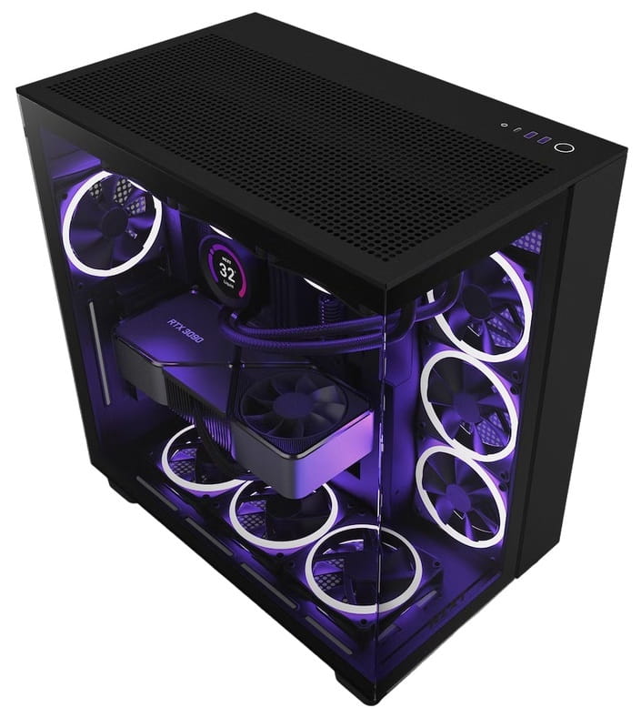 Корпус NZXT H9 Flow Black (CM-H91FB-01) без БЖ