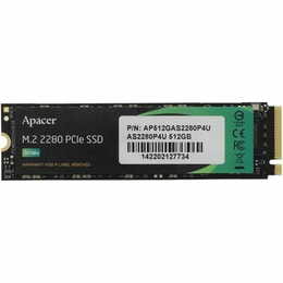 Накопичувач SSD  512GB Apacer AS2280P4U M.2 2280 PCIe 3.0 x4 3D TLC (AP512GAS2280P4U-1)