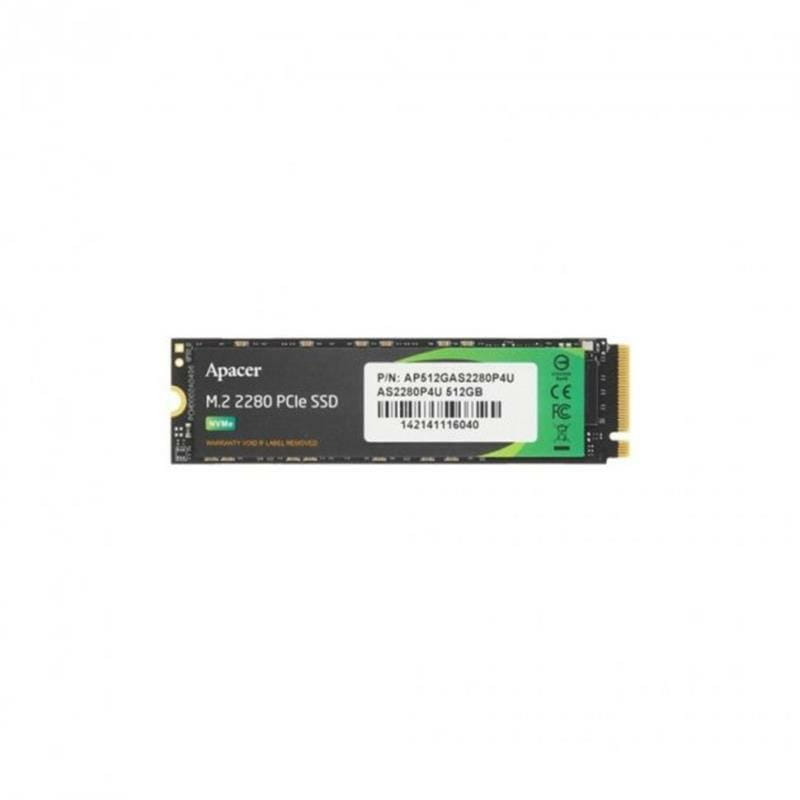Накопичувач SSD  512GB Apacer AS2280P4U M.2 2280 PCIe 3.0 x4 3D TLC (AP512GAS2280P4U-1)