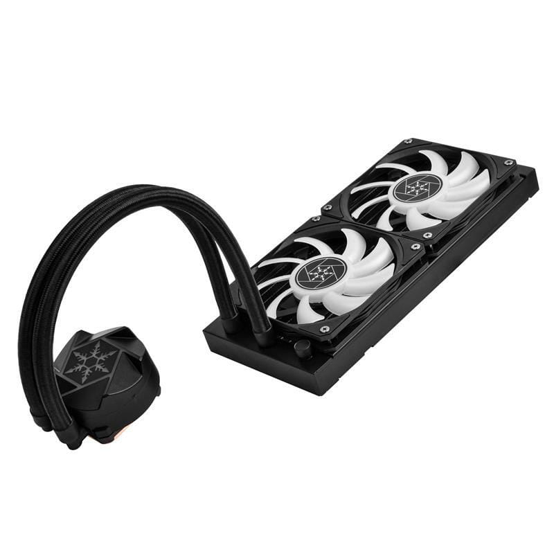 Система водяного охолодження SilverStone Vida VD240-Slim ARGB Black (SST-VD240-SLIM)