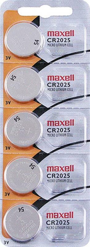 Батарейка Maxell Lithium (Hologramm) CR2025 BL 5 шт