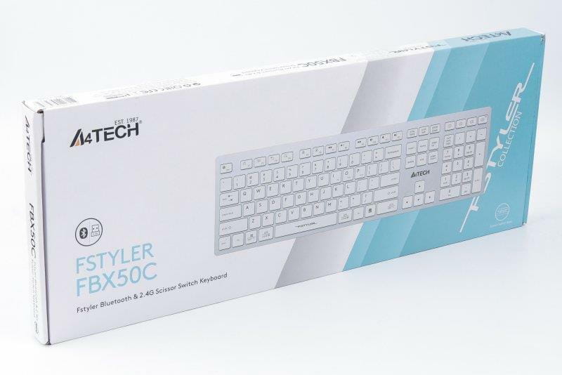 Клавіатура A4Tech Fstyler FBX50C White