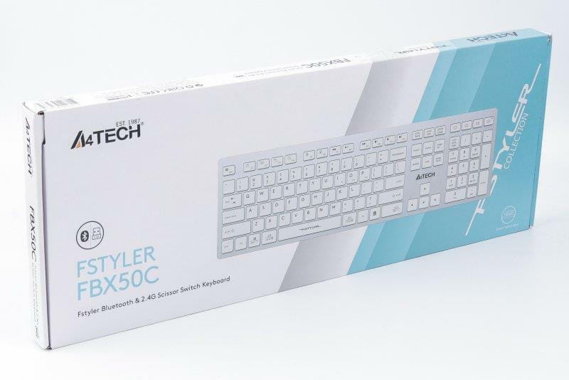 Клавиатура A4Tech Fstyler FBX50C White