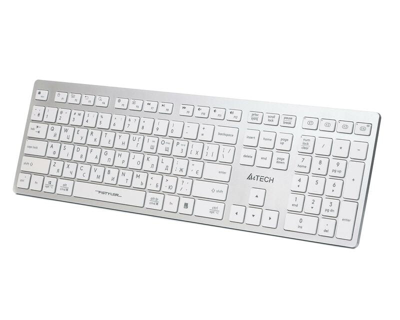 Клавиатура беспроводная A4Tech Fstyler FBX50C White