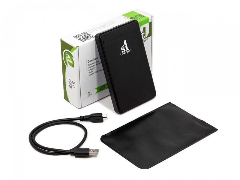 Зовнішня кишеня 1StCharger SATA HDD/SSD 2.5", USB 3.0, Black (HDE1STU2530B-PL)