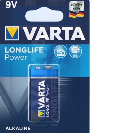 Батарейка Varta Longlife Power 4922 (High Energy) 6LR61 BL 1шт