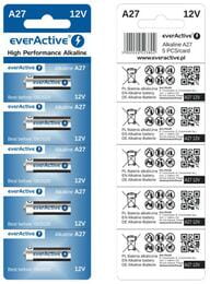 Купити Батарейка everActive A27 BL 5шт Батарейка everActive A27 BL 5шт
