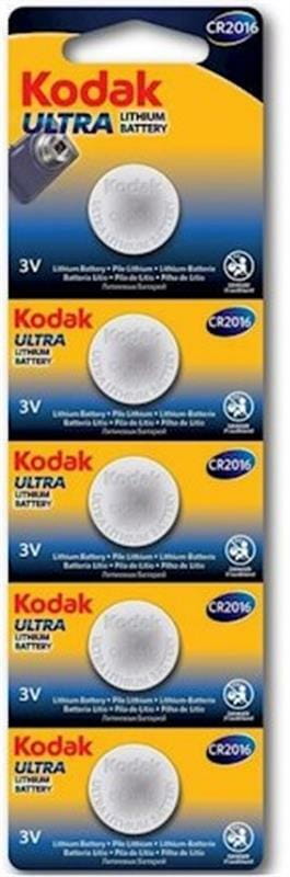 Батарейка Kodak Ultra Lithium CR2016 BL 5 шт