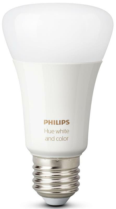 Набір Philips Hue Bridge лампа E27 White 2шт, лампа E27 RGB 2шт (BRIDGE+E27W2P+E27RGB2P)
