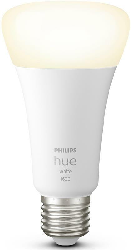 Набор Philips Hue Bridge лампа E27 White 2шт, лампа E27 15.5W White 2шт (BRIDGE+E27W2P+E27W15W2P)